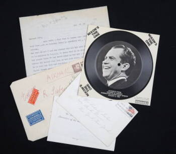 MARLENE DIETRICH GROUP OF POLITICAL THEMED LETTERS