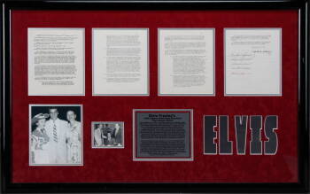 ELVIS PRESLEY SIGNED PUBLISHING CONTRACT