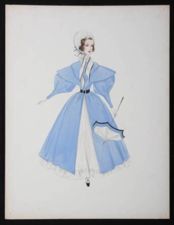 PERIOD SHOPPING DRESS COSTUME DESIGN