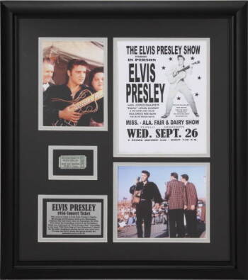 ELVIS PRESLEY 1956 CONCERT TICKET