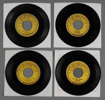 ELVIS PRESLEY COLLECTION OF SUN RECORDS SINGLES