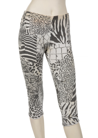 AMY WINEHOUSE ANIMAL PRINT LEGGINGS