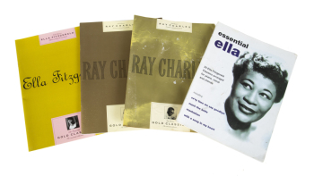 AMY WINEHOUSE COLLECTION OF RAY CHARLES AND ELLA FITZGERALD SONGBOOKS