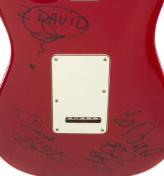 JIMMY PAGE, JEFF BECK, STEVIE RAY VAUGHAN AND OTHERS SIGNED ELECTRIC GUITAR - 5