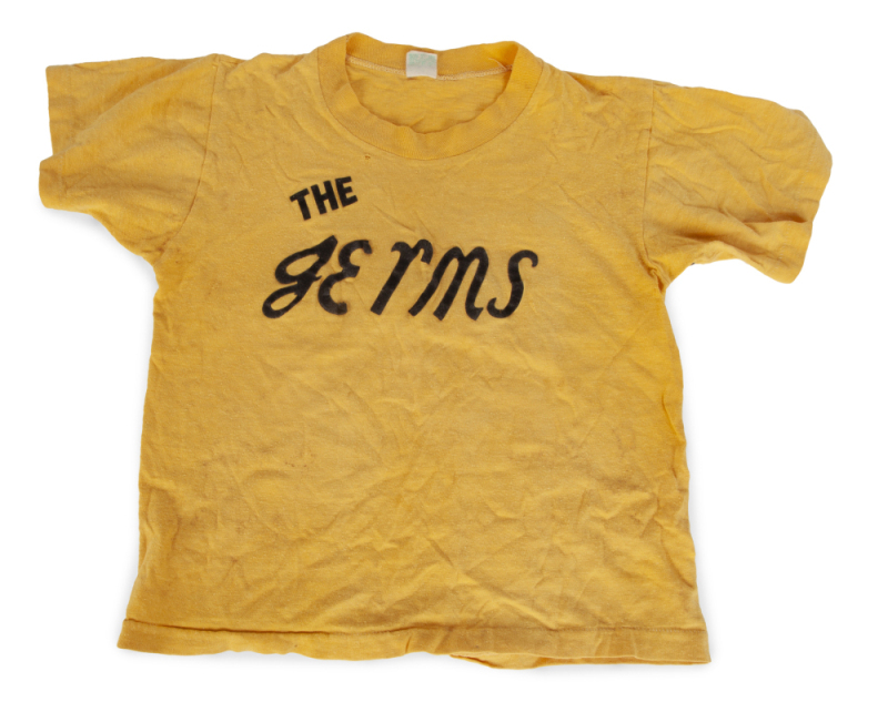 BELINDA CARLISLE WORN "GERMS" T-SHIRT •