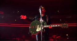 "U2" BONO STAGE-PLAYED AND SIGNED IRISH FALCON GRETSCH GUITAR Δ • - 7