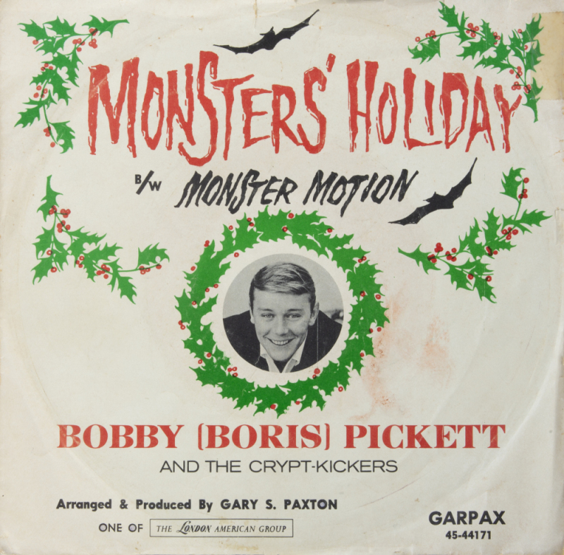 ELVIRA "MONSTERS' HOLIDAY" 45 RPM RECORD SINGLE