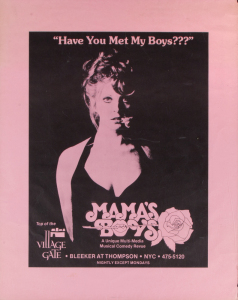 ELVIRA "MAMA'S BOYS" AND "FUR IS A DRAG" EVENT POSTERS