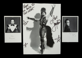 ELVIRA KLAUS NOMI AND JOEY ARIAS SIGNED PHOTOS