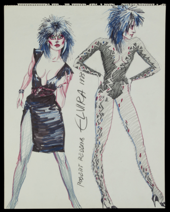 ELVIRA ROBERT REDDING COSTUME CONCEPT ART