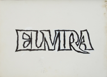 ELVIRA ROBERT REDDING EARLY LOGO DRAWING