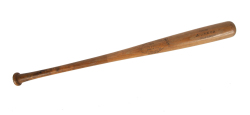 BABE RUTH PROFESSIONAL MODEL BAT USED BY ROGER MARIS IN 1962 HOME RUN EXPERIMENT (PSA)