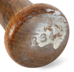 BABE RUTH PROFESSIONAL MODEL BAT USED BY ROGER MARIS IN 1962 HOME RUN EXPERIMENT (PSA) - 2