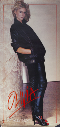 OLIVIA NEWTON-JOHN SIGNED TOTALLY HOT POSTER