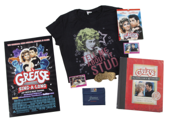 OLIVIA NEWTON-JOHN COLLECTION OF GREASE ITEMS