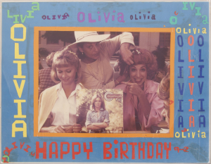 OLIVIA NEWTON-JOHN VINTAGE BIRTHDAY COLLAGE