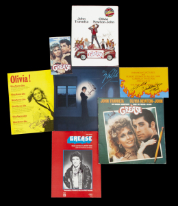 OLIVIA NEWTON-JOHN SIGNED GREASE COLLECTION INCLUDES FRANKIE VALLI AND FRANKIE VALLI SIGNED