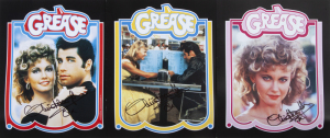 OLIVIA NEWTON-JOHN "MEET 'N' GREASE MOVIE SING-A-LONG!" SIGNED IMAGES