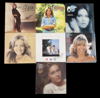 OLIVIA NEWTON-JOHN COLLECTION OF SIGNED ALBUMS