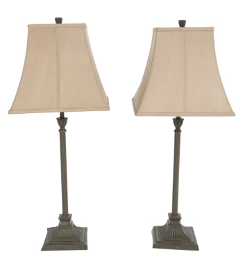 ROBERT EVANS PAIR OF TABLE LAMPS