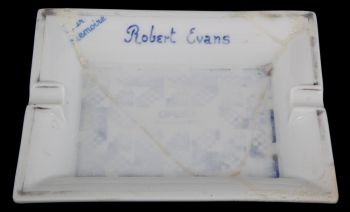 ROBERT EVANS PERSONALIZED ASHTRAY