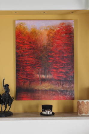 STROFFOLINO AUTUMN LANDSCAPE PAINTING