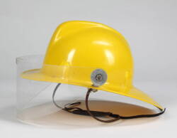 TWO LARRY HAGMAN HARDHATS