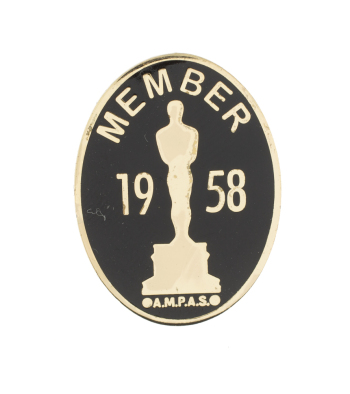 JAMES GARNER: 1958 ACADEMY OF MOTION PICTURE ARTS AND SCIENCES MEMBER PIN