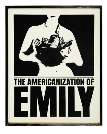 JAMES GARNER:"THE AMERICANIZATION OF EMILY" VINTAGE SCREENPRINT