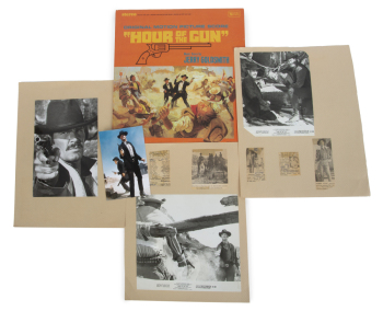 JAMES GARNER: "HOUR OF THE GUN" EPHEMERA GROUP AND SOUNDTRACK ALBUM