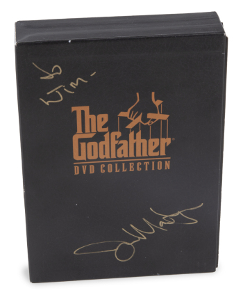 JAMES GARNER: JOE MANTEGNA SIGNED "THE GODFATHER" DVD BOX SET