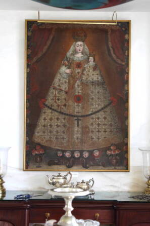 18TH CENTURY SPANISH COLONIAL SCHOOL PAINTING