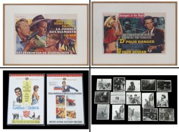 JAMES GARNER: 1960'S FILM POSTERS AND EPHEMERA (WITH DVDS)