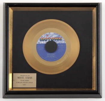 MICHAEL JACKSON "GOLD" DISC AWARD