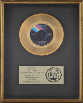 OLIVIA NEWTON-JOHN RECORD AWARD