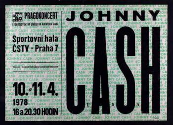 JOHNNY CASH CONCERT POSTER