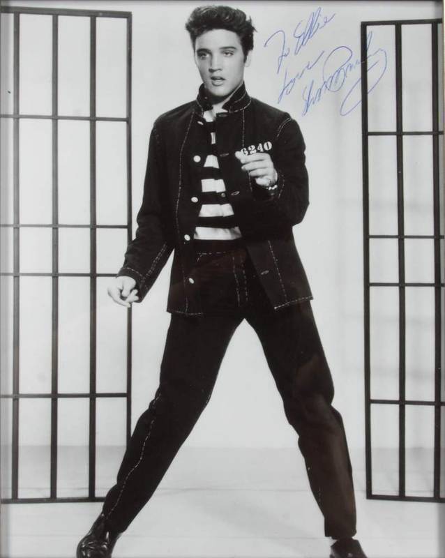 ELVIS PRESLEY SIGNED PHOTOGRAPH