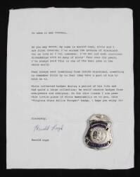 ELVIS PRESLEY POLICE BADGE