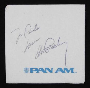 ELVIS PRESLEY SIGNED NAPKIN