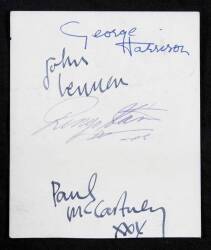 THE BEATLES SIGNED POSTCARD - 2