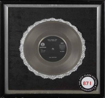 BEATLES "PLATINUM" PRESENTATION RECORD