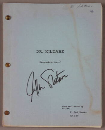 WILLIAM SHATNER "DR. KILLDARE" SIGNED SCRIPT