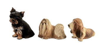 BETTY WHITE: SANDICAST DOG FIGURINES