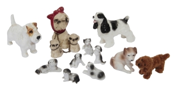 BETTY WHITE: CHILDHOOD DOG FIGURINES