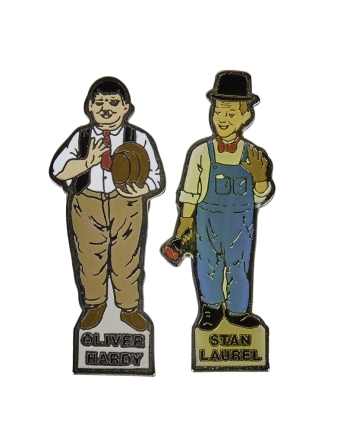 BETTY WHITE: LAUREL AND HARDY PINS