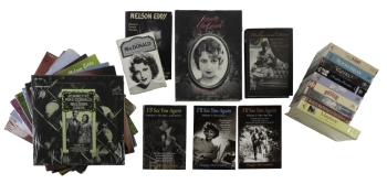 BETTY WHITE: NELSON EDDY AND JEANETTE MACDONALD EPHEMERA, MEDIA AND BOOKS