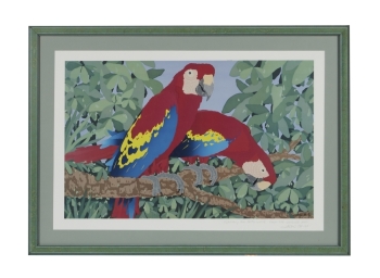 BETTY WHITE: JOSEPH PETRO III PARROT PRINT