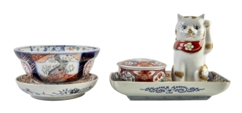 BETTY WHITE: DECORATIVE PORCELAIN ASIAN ITEMS