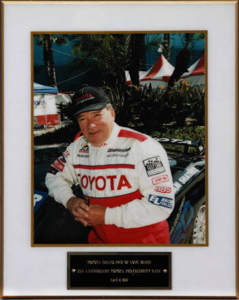 WILLIAM SHATNER RACING PHOTOGRAPH