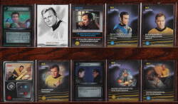 JAMES T KIRK "STAR TREK" CARD DISPLAY - 2